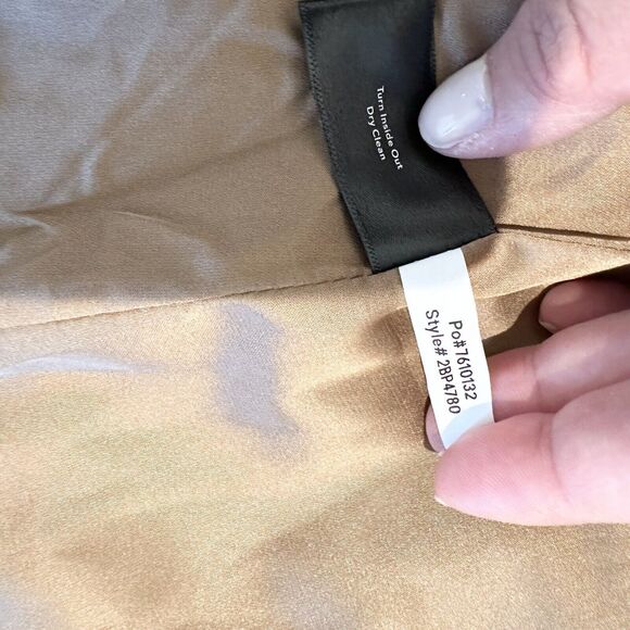 Boston Proper Jacket Women’s Large Beige Sequin Embellished Puff Sleeve Utility - Picture 15 of 16